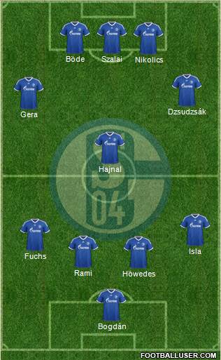 FC Schalke 04 Formation 2013