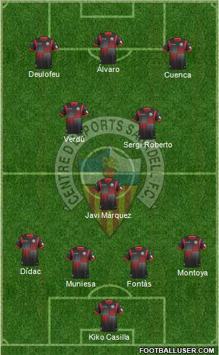 C.E. Sabadell Formation 2013