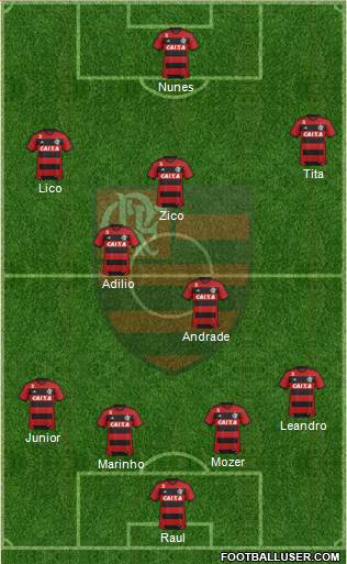 CR Flamengo Formation 2013