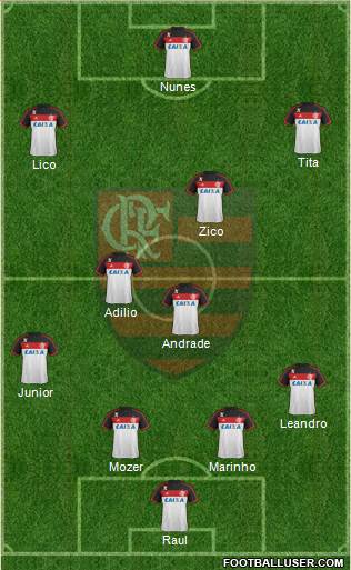 CR Flamengo Formation 2013