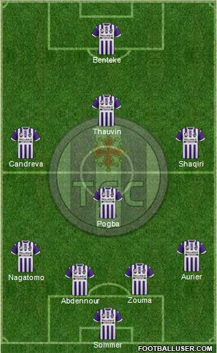 Toulouse Football Club Formation 2013