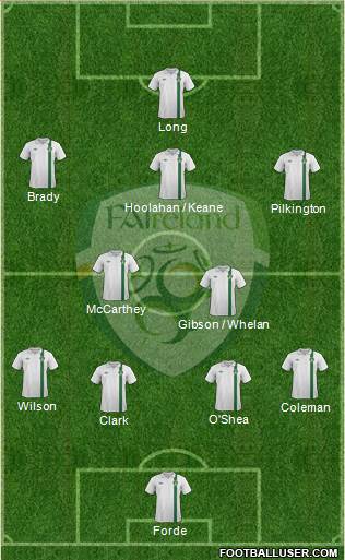 Ireland Formation 2013