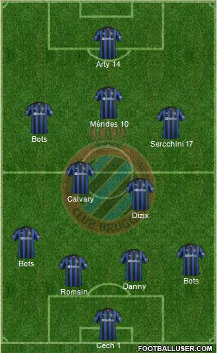 Club Brugge KV Formation 2013