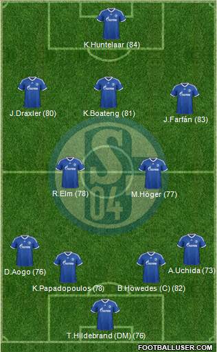 FC Schalke 04 Formation 2013