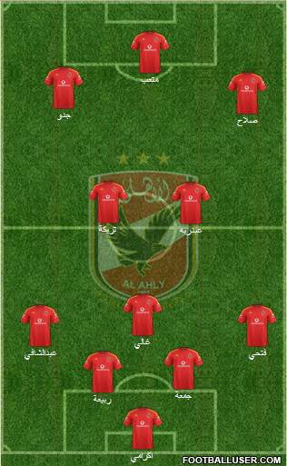 Al-Ahly Sporting Club Formation 2013