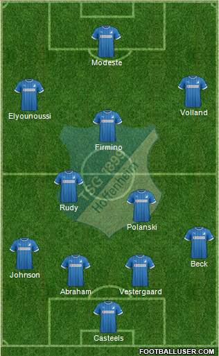 TSG 1899 Hoffenheim Formation 2013