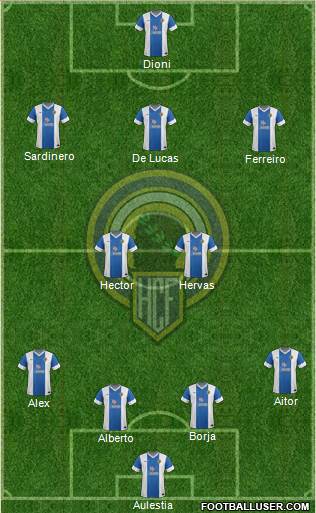 Hércules C.F., S.A.D. Formation 2013