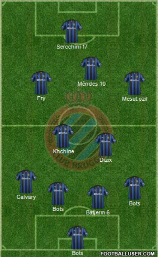 Club Brugge KV Formation 2013