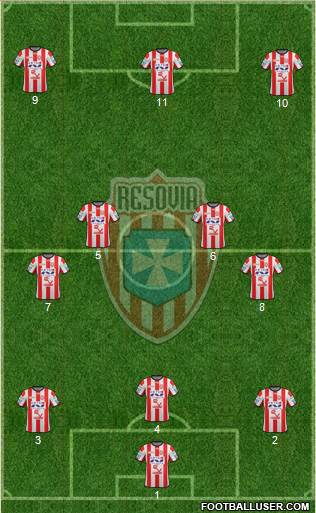 Resovia Rzeszow Formation 2013