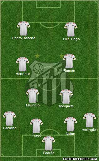 Santos FC Formation 2013