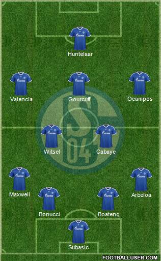 FC Schalke 04 Formation 2013