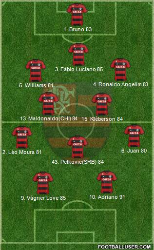 CR Flamengo Formation 2013