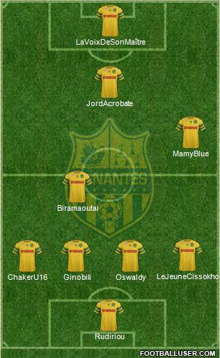 FC Nantes Formation 2013