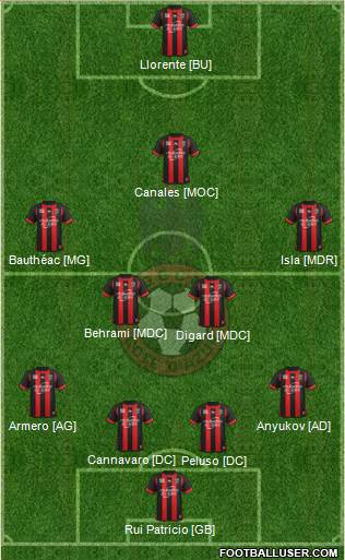 OGC Nice Côte d'Azur Formation 2013