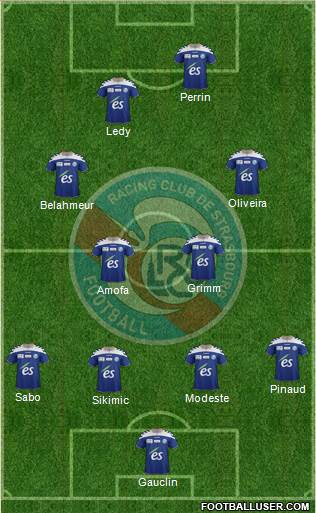 Racing Club de Strasbourg-Football Formation 2013