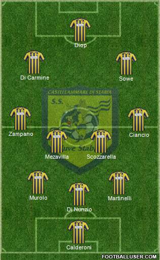 Juve Stabia Formation 2013