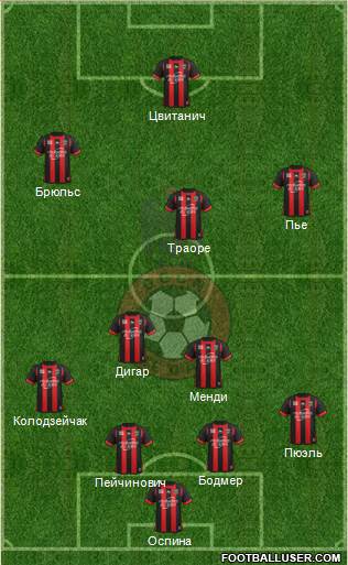 OGC Nice Côte d'Azur Formation 2013