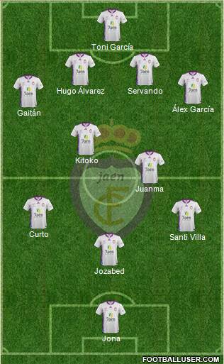 Real Jaén C.F. Formation 2013