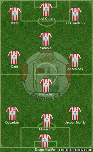 Zamora C.F. Formation 2013