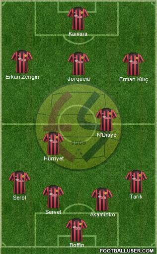 Eskisehirspor Formation 2013