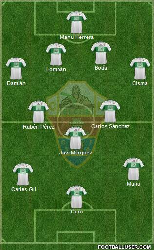 Elche C.F., S.A.D. Formation 2013