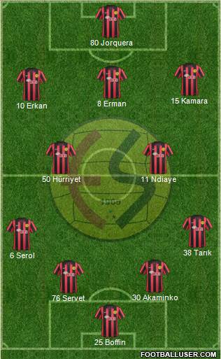 Eskisehirspor Formation 2013