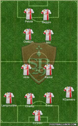 Stade Brestois 29 Formation 2013