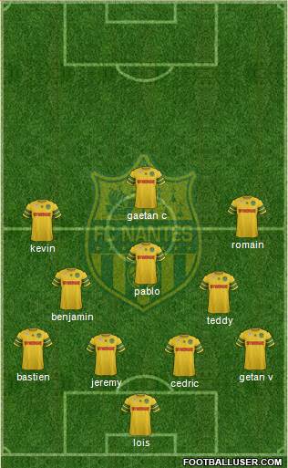 FC Nantes Formation 2013