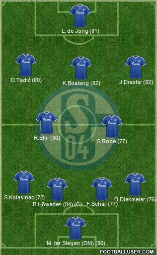 FC Schalke 04 Formation 2013