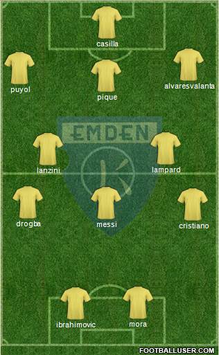 BSV Kickers Emden Formation 2013