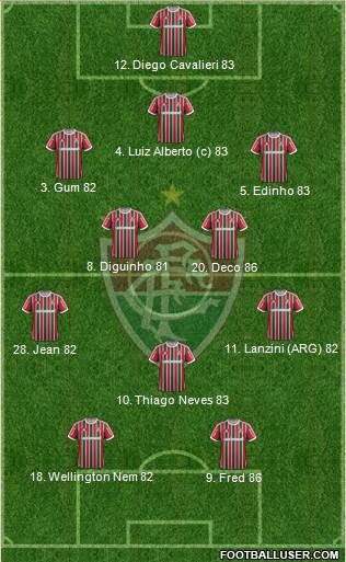 Fluminense FC Formation 2013