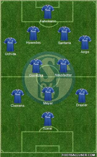 FC Schalke 04 Formation 2013