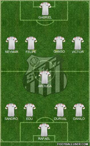 Santos FC Formation 2013