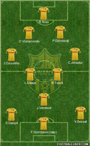 FC Nantes Formation 2013