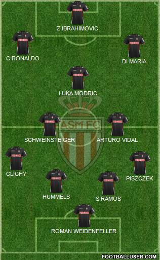 AS Monaco FC Formation 2013