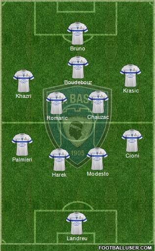 Sporting Club Bastia Formation 2013