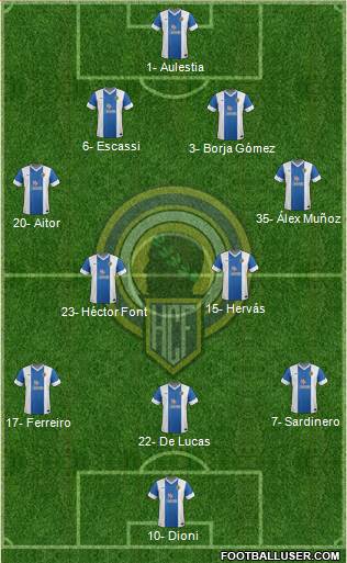 Hércules C.F., S.A.D. Formation 2013