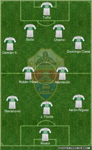 Elche C.F., S.A.D. Formation 2013