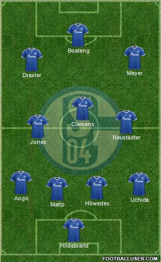 FC Schalke 04 Formation 2013