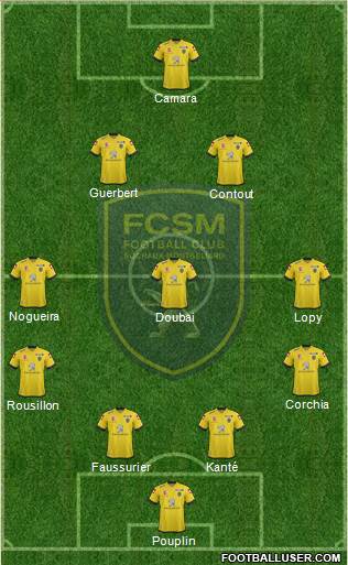 FC Sochaux-Montbéliard Formation 2013