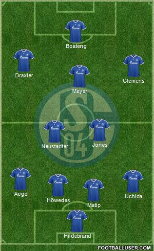 FC Schalke 04 Formation 2013