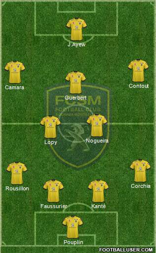 FC Sochaux-Montbéliard Formation 2013