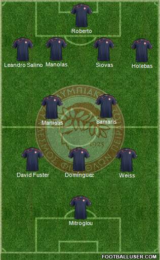 Olympiakos SF Piraeus Formation 2013