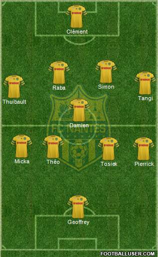 FC Nantes Formation 2013