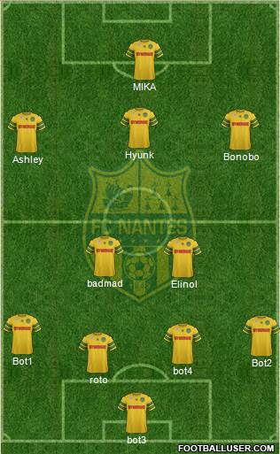 FC Nantes Formation 2013