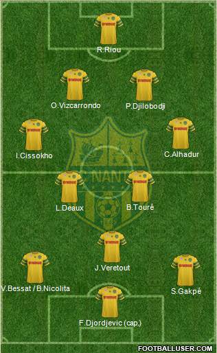 FC Nantes Formation 2013