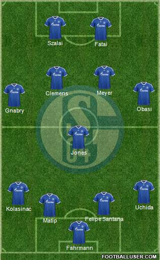 FC Schalke 04 Formation 2013