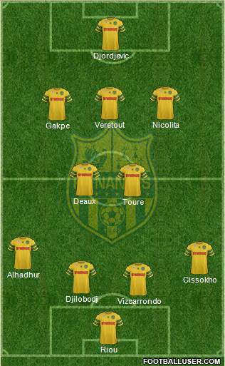 FC Nantes Formation 2013