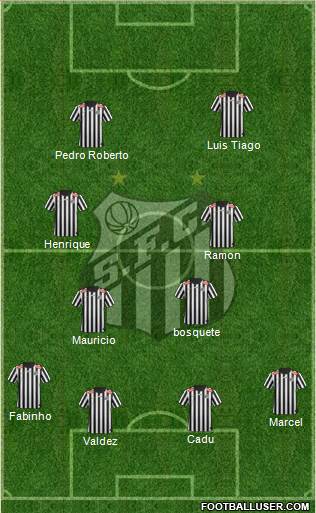 Santos FC Formation 2013