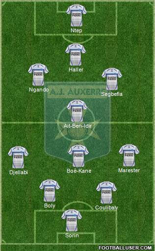 A.J. Auxerre Formation 2013